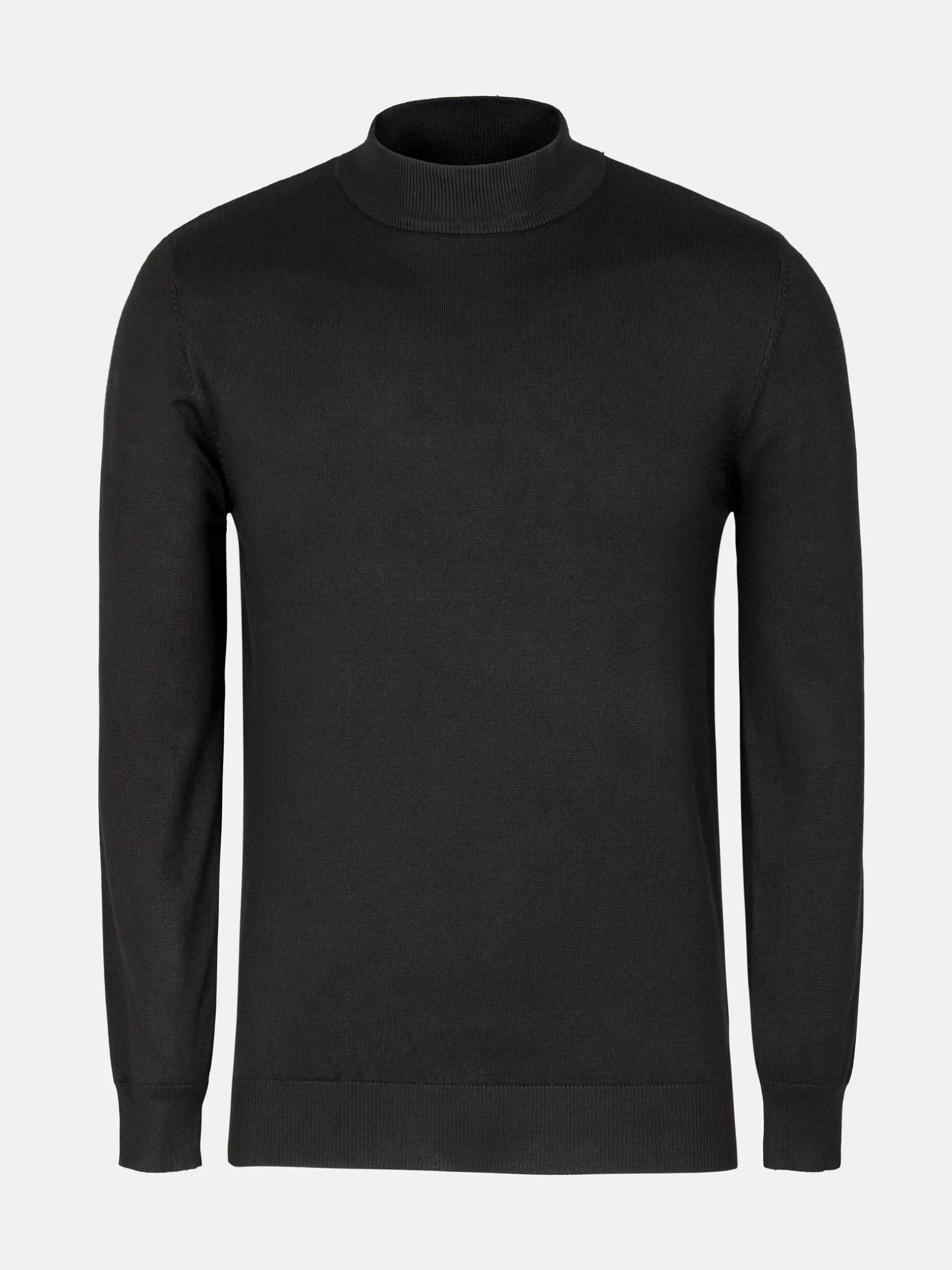 WAM DENIM Truien & Pullovers*Siena Round-Necked Black Pullover