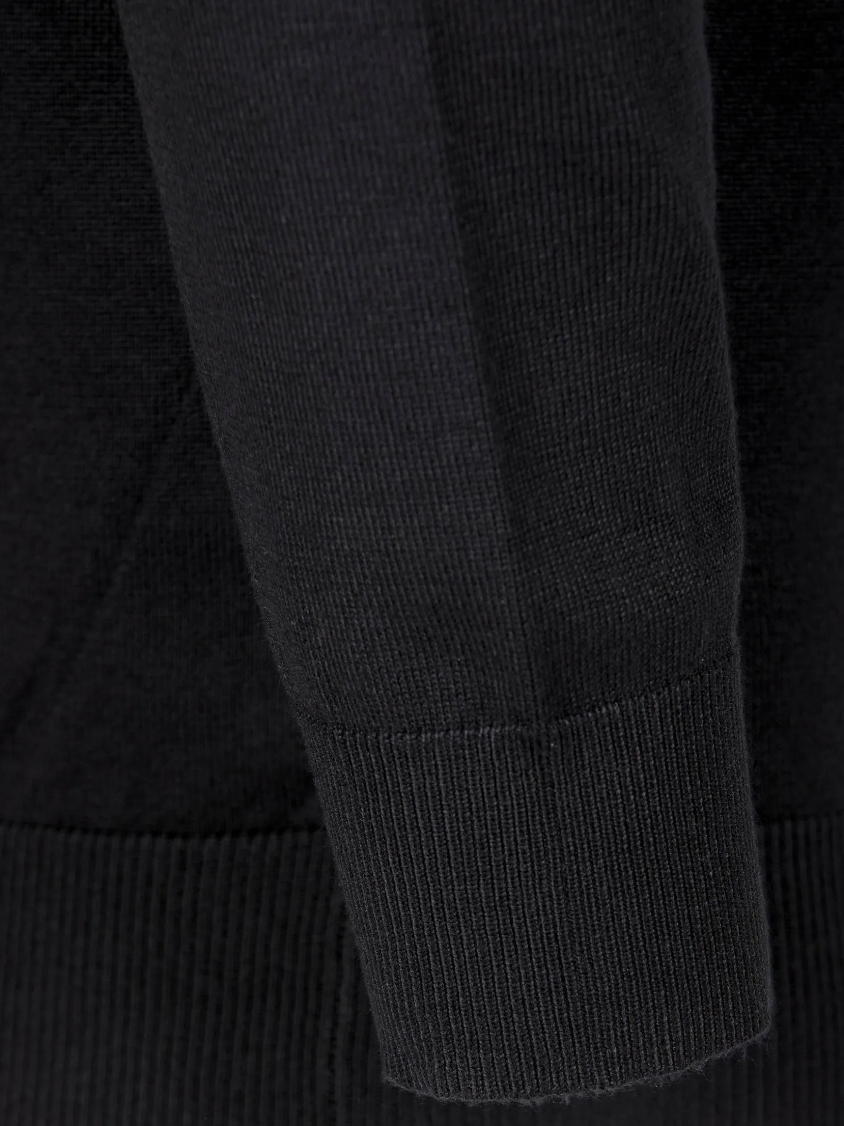 WAM DENIM Truien & Pullovers*Siena Round-Necked Black Pullover