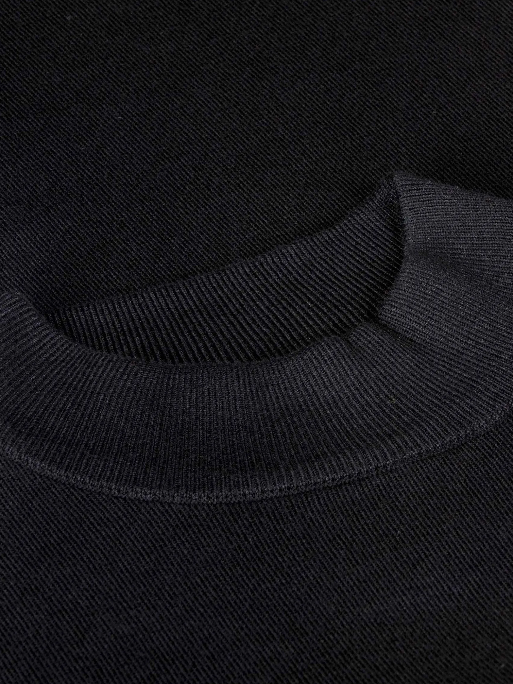 WAM DENIM Truien & Pullovers*Siena Round-Necked Black Pullover