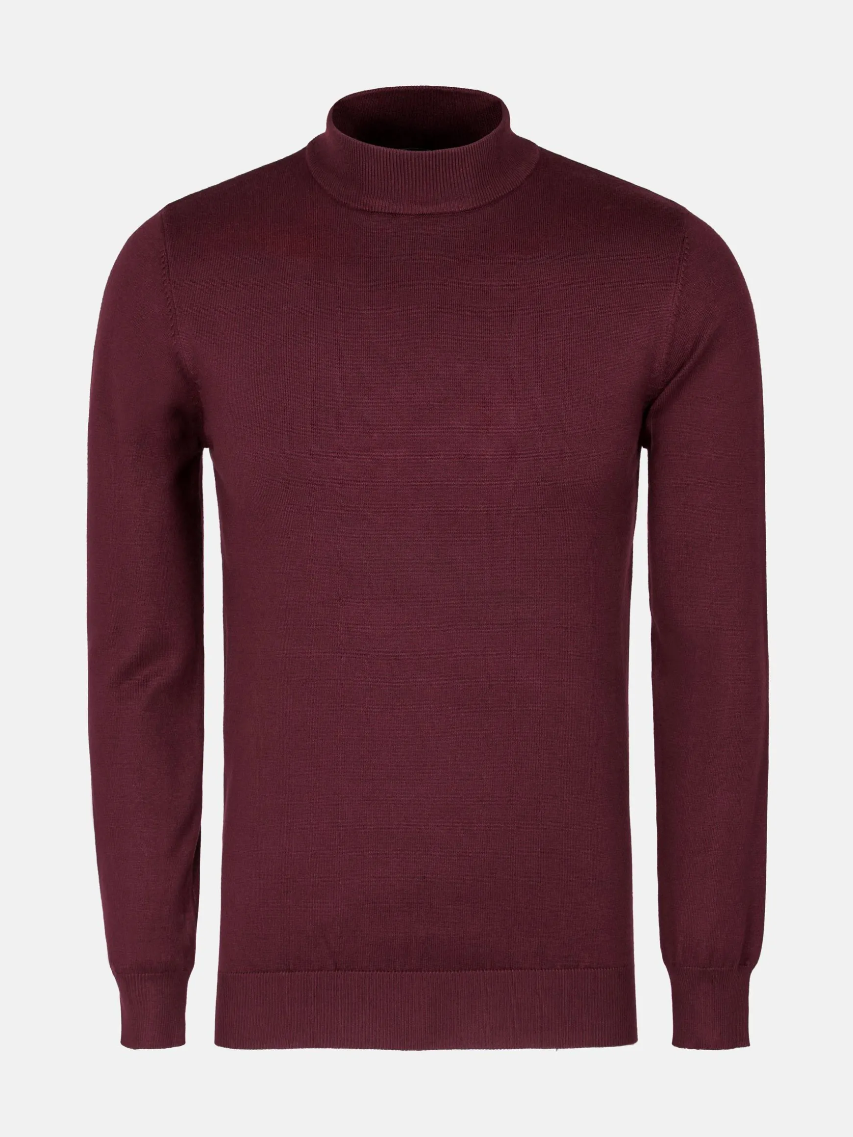 WAM DENIM Truien & Pullovers*Siena Round-Necked Dark Red Pullover