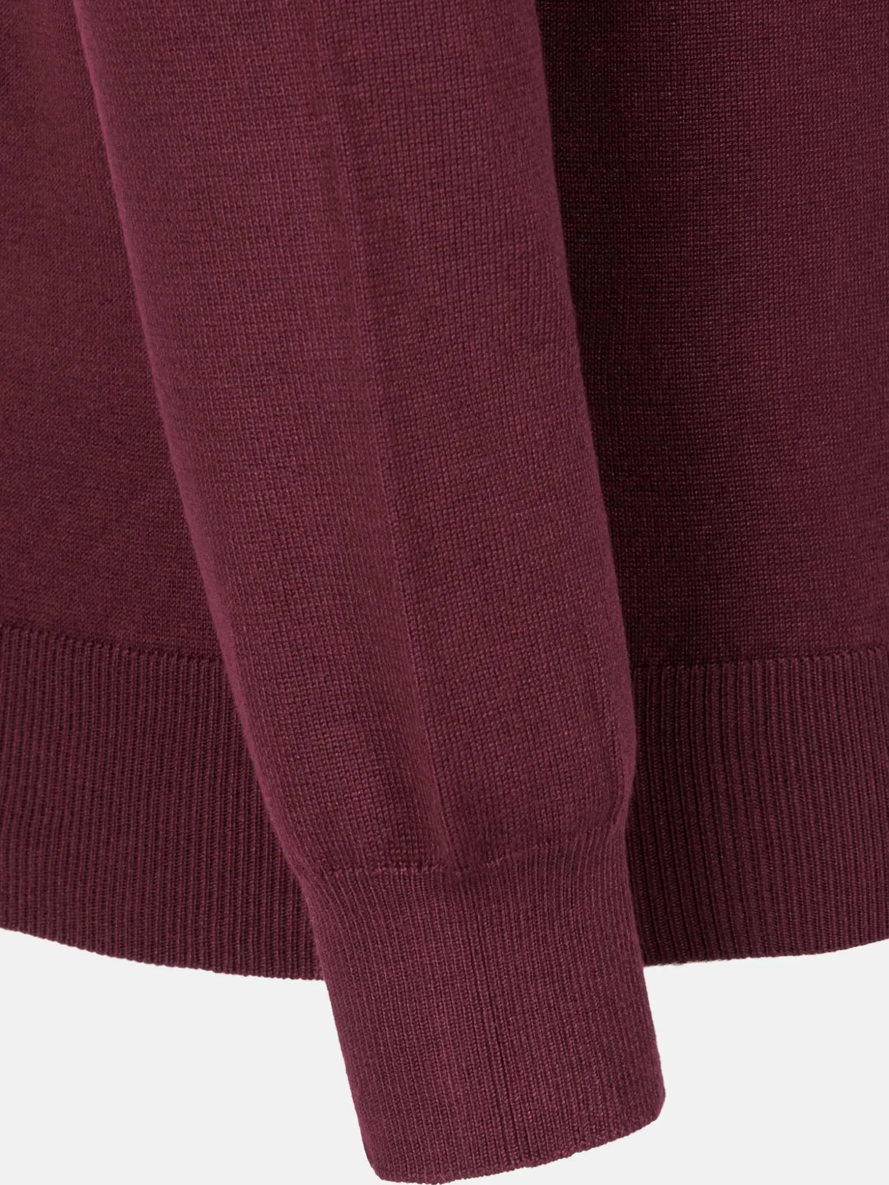 WAM DENIM Truien & Pullovers*Siena Round-Necked Dark Red Pullover