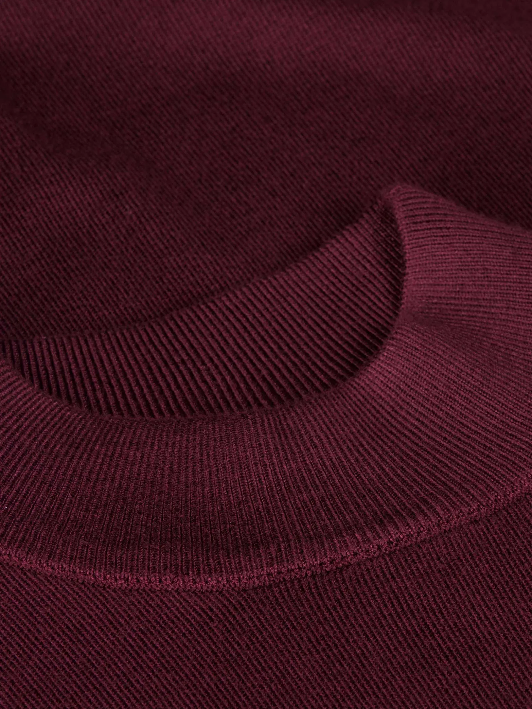 WAM DENIM Truien & Pullovers*Siena Round-Necked Dark Red Pullover