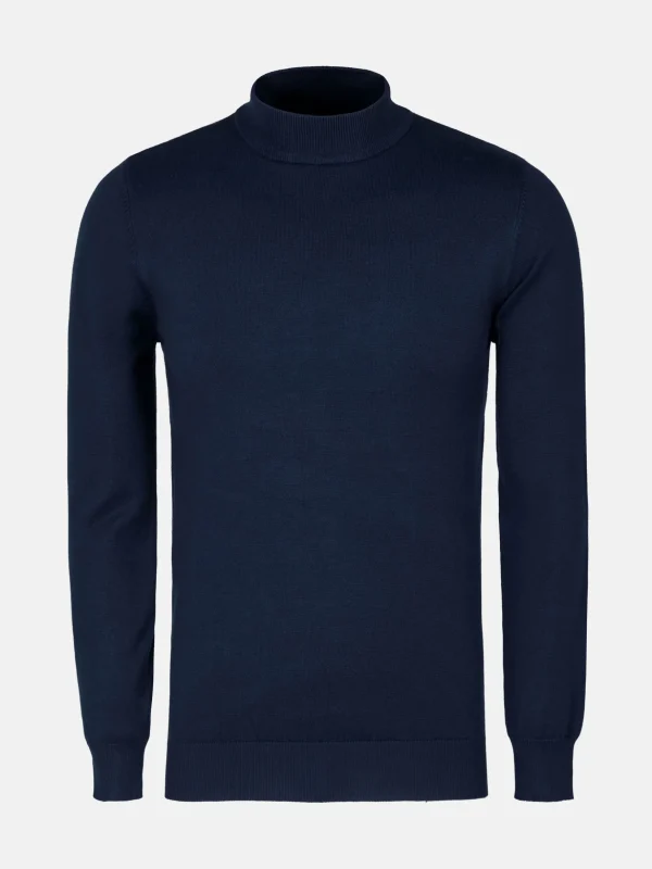 WAM DENIM Truien & Pullovers*Siena Round-Necked Navy Pullover