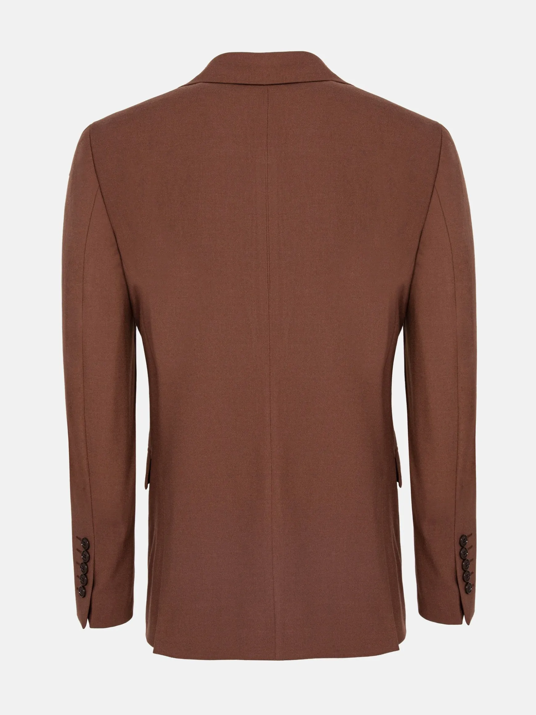 WAM DENIM Pakken & Maatwerk*Slim Fit Brown Textured Colbert