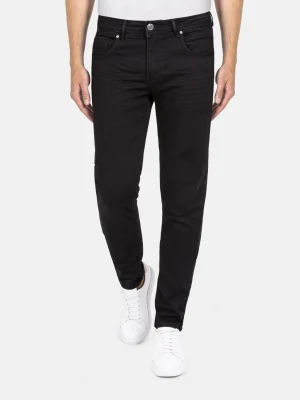 WAM DENIM Jeans*Spalding Relaxed Fit Black Jeans