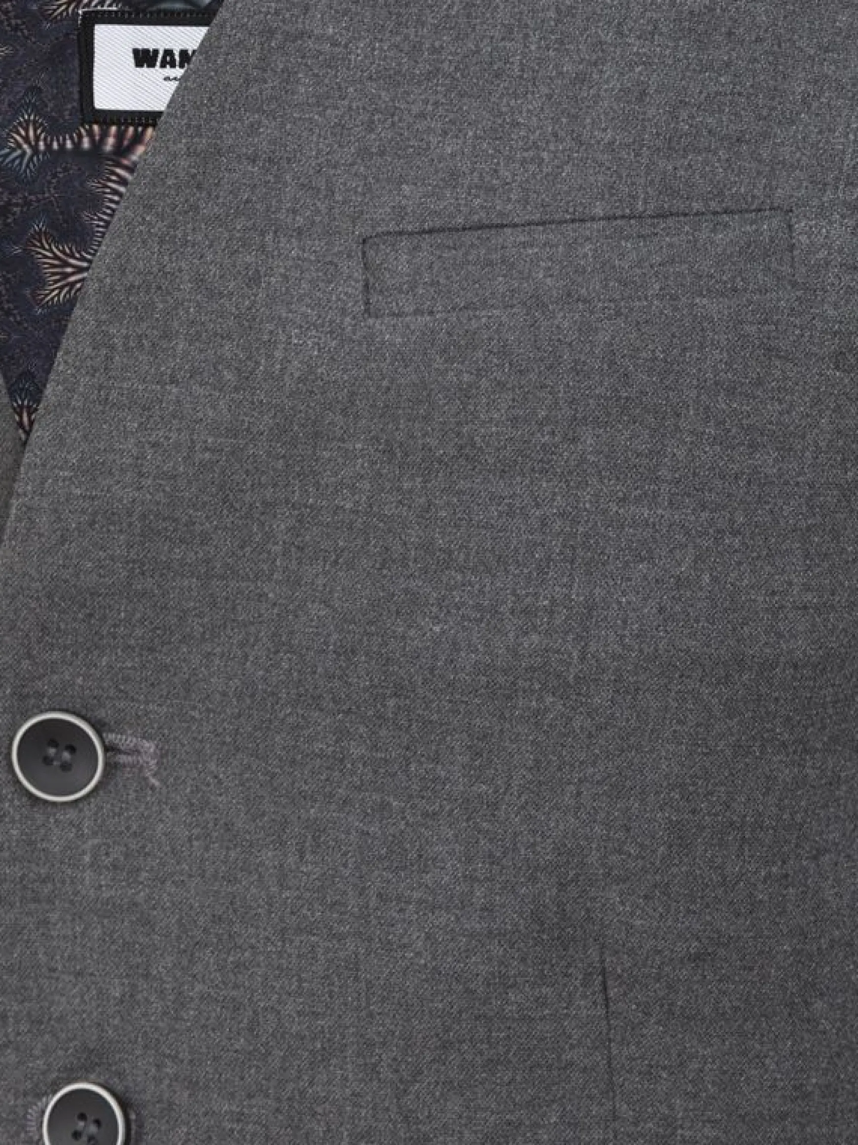 WAM DENIM Pakken & Maatwerk*Starzburg Anthracite Plaid Vest