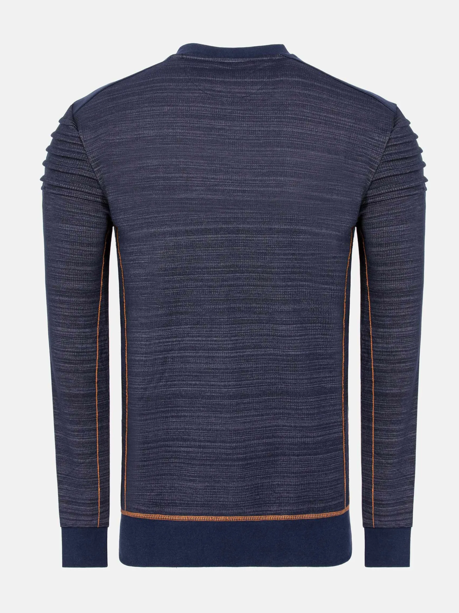 WAM DENIM Sweaters & Vesten*Stavanger V-Neck Navy Sweater