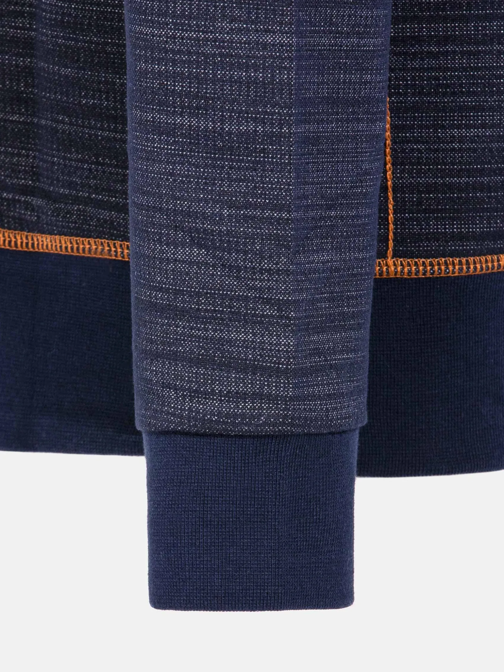 WAM DENIM Sweaters & Vesten*Stavanger V-Neck Navy Sweater