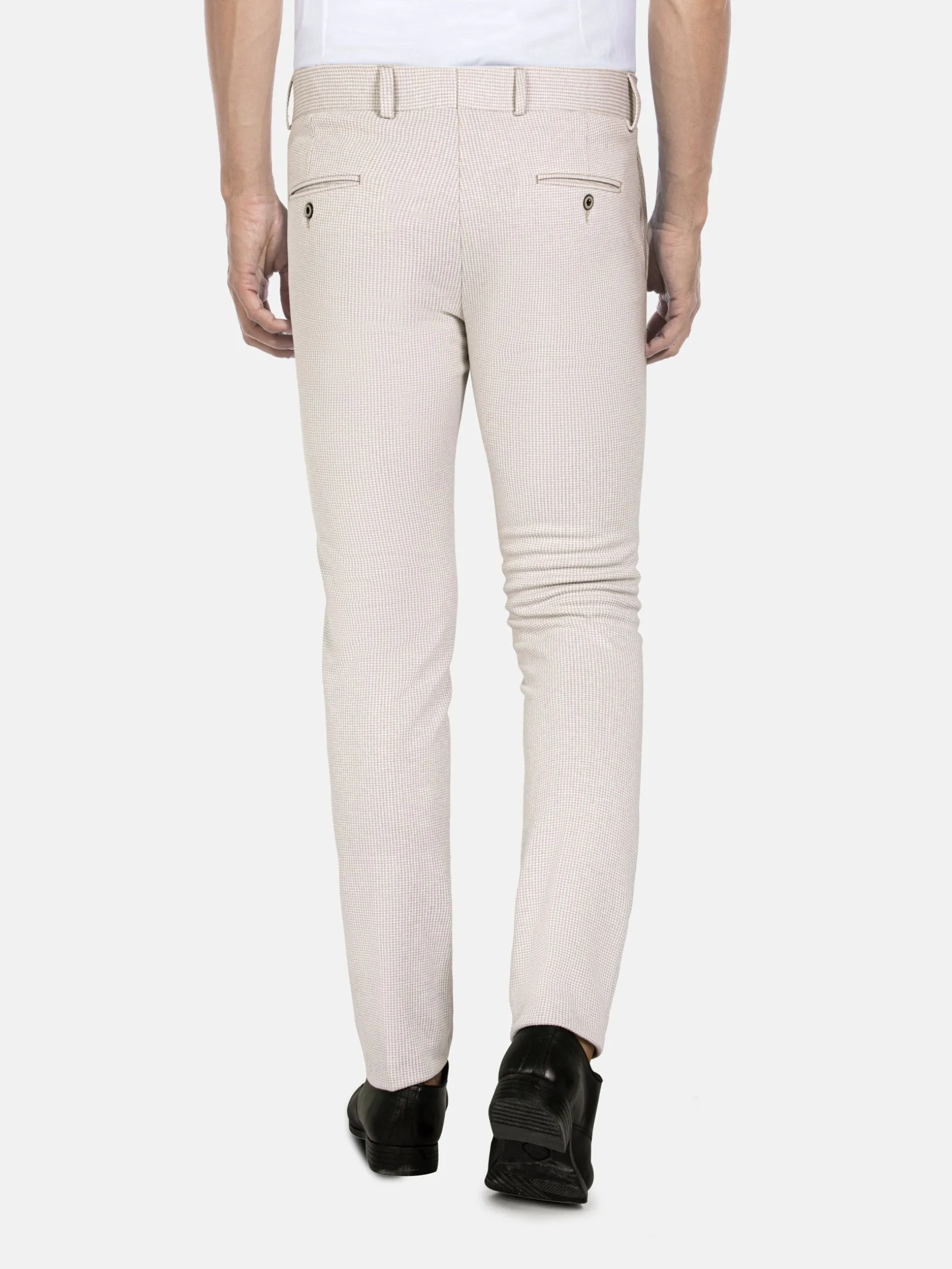 WAM DENIM Pakken & Maatwerk*Sur Mer Slim Fit Beige Pantalon