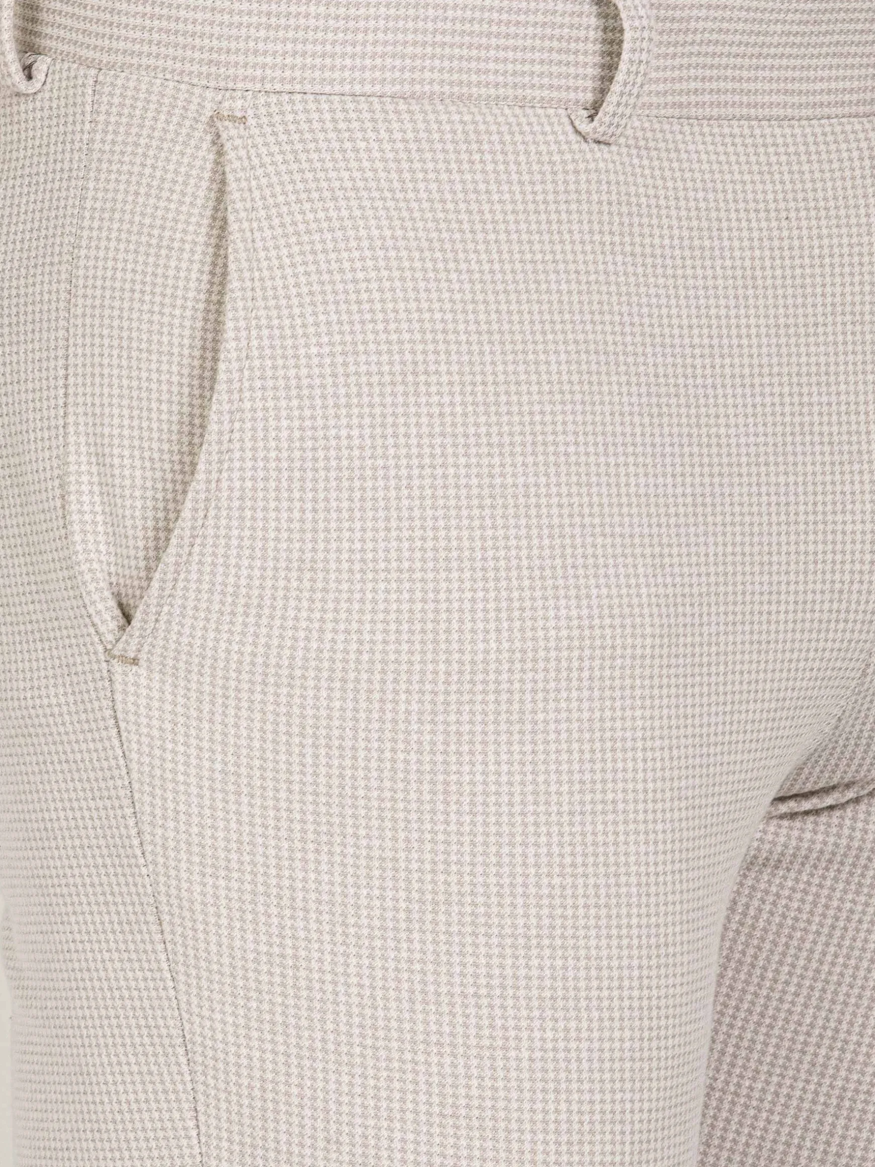 WAM DENIM Pakken & Maatwerk*Sur Mer Slim Fit Beige Pantalon