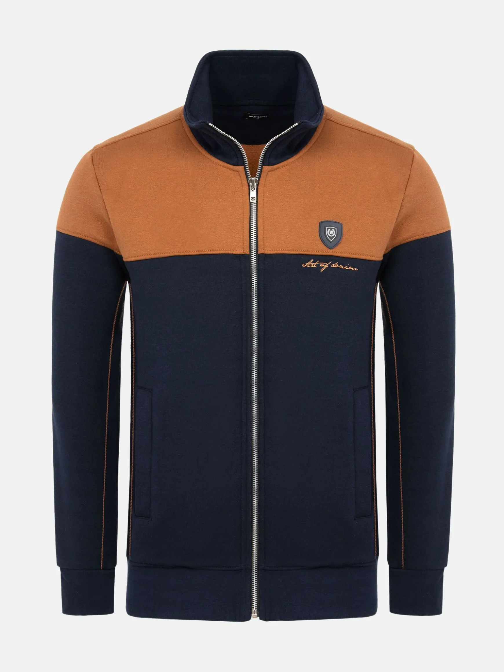 WAM DENIM Sweaters & Vesten*The Kye Navy Vest