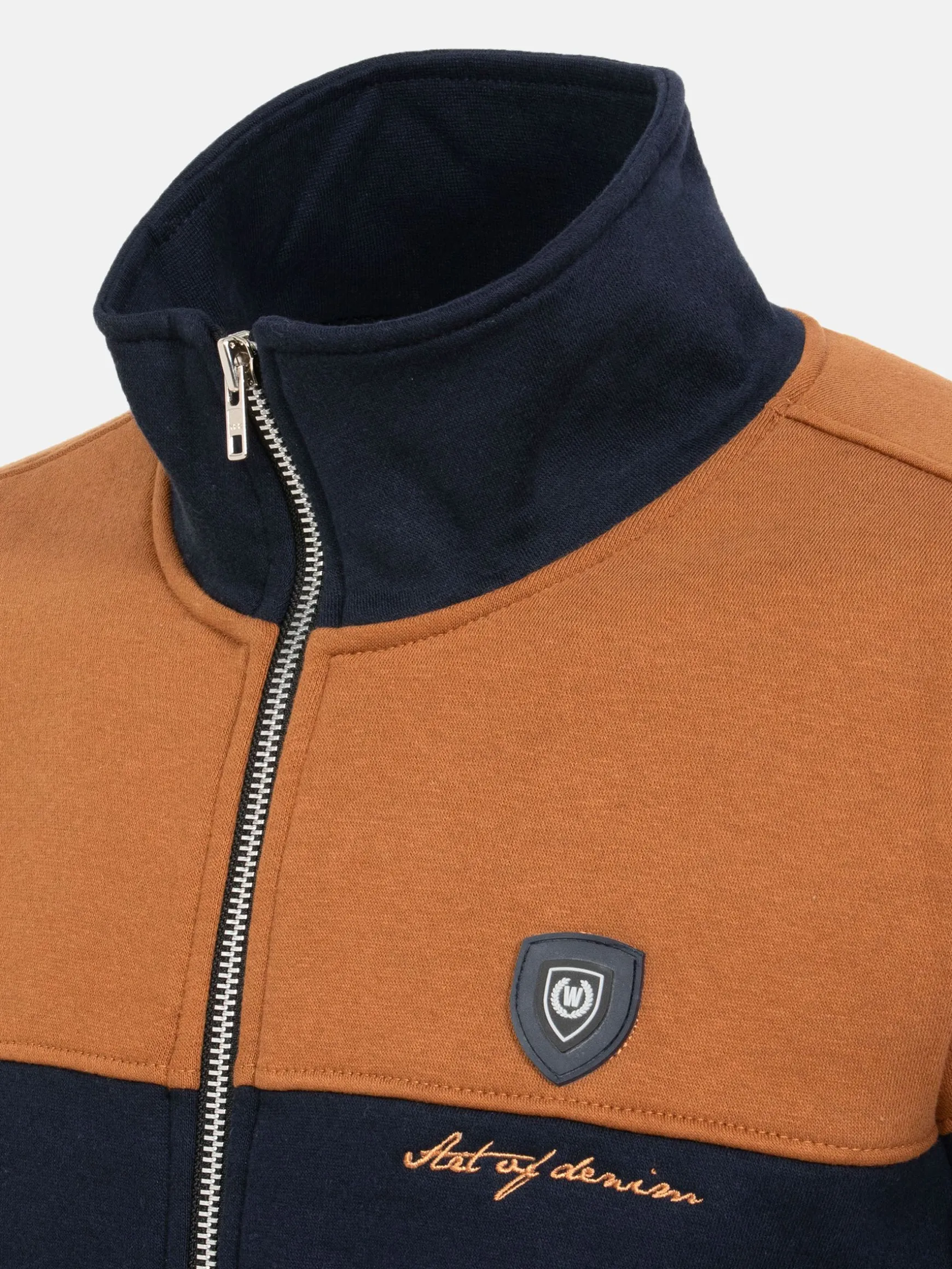 WAM DENIM Sweaters & Vesten*The Kye Navy Vest