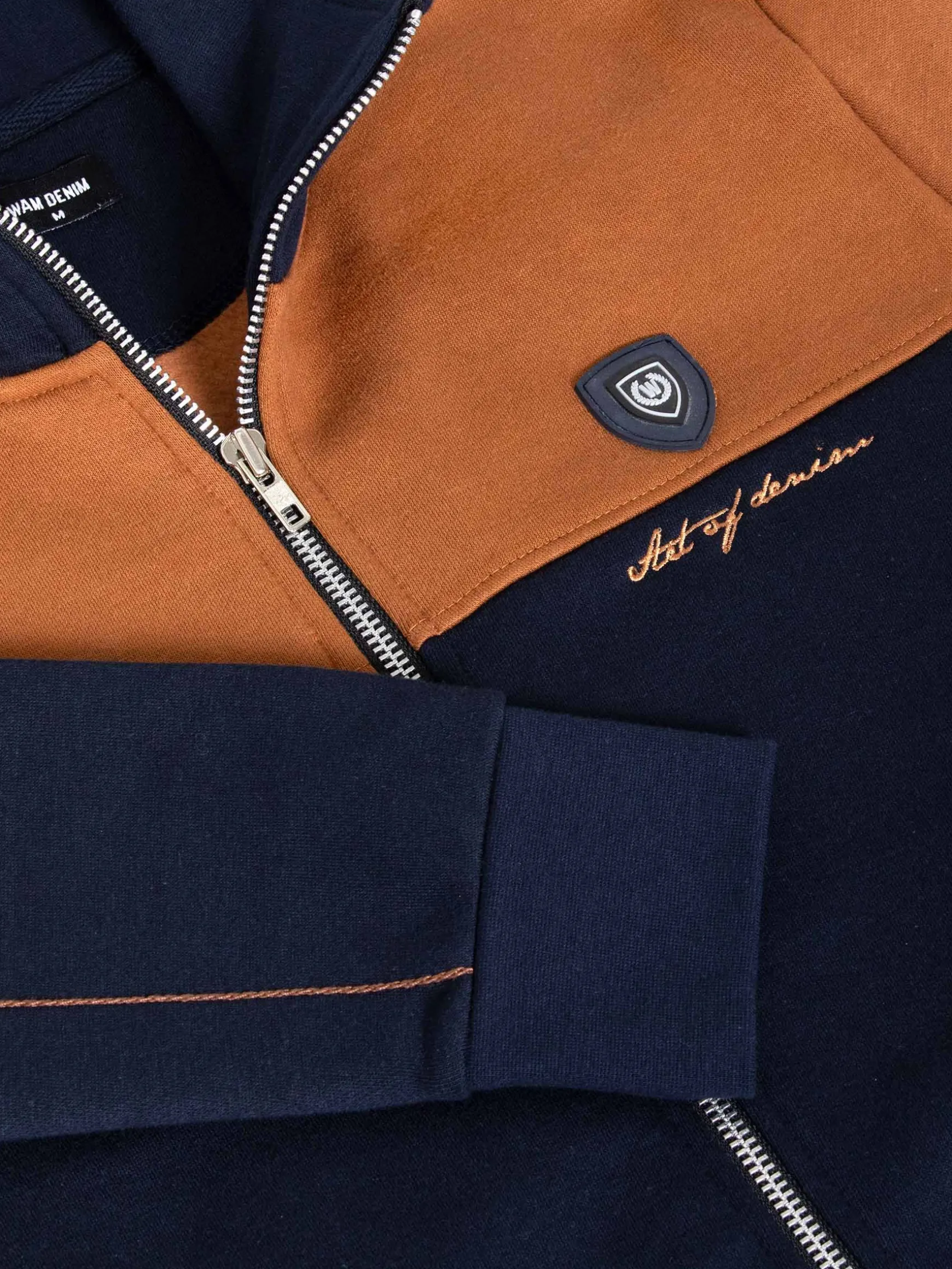 WAM DENIM Sweaters & Vesten*The Kye Navy Vest