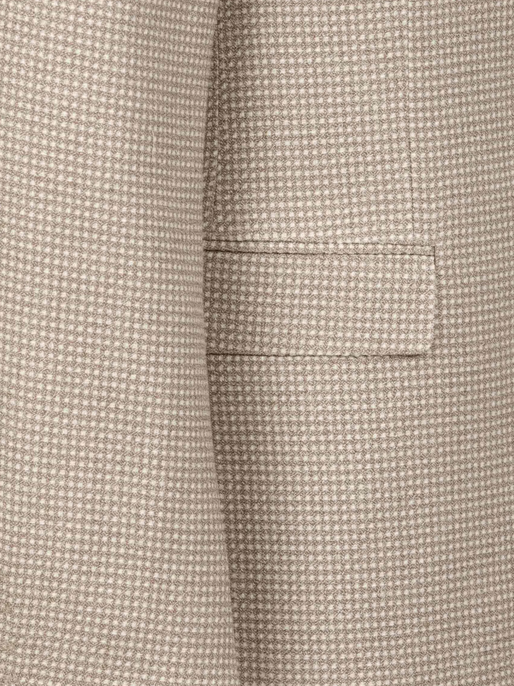 WAM DENIM Colberts & Blazers*Vivia Single breasted Check Dark Beige Colbert