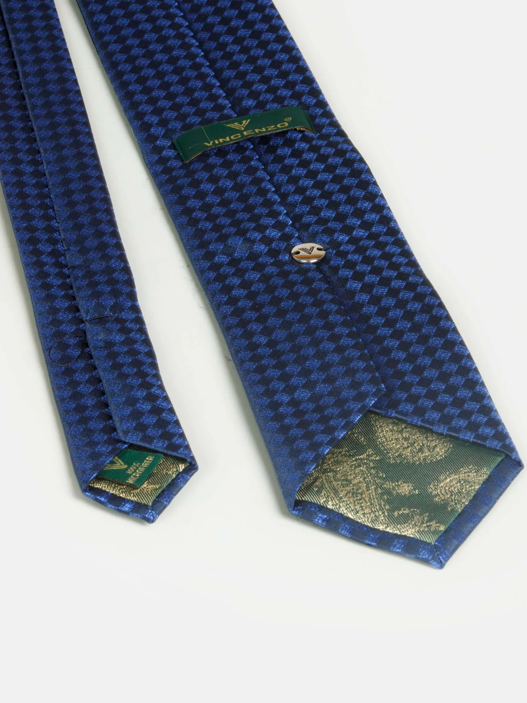 WAM DENIM Stropdassen*William Powell Navy Stropdas