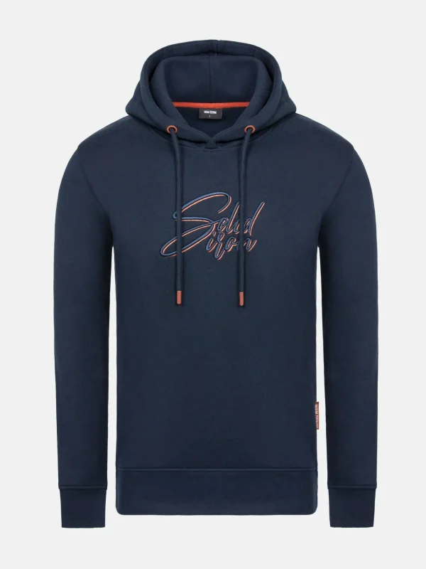 WAM DENIM Sweaters & Vesten*Zyon Navy Hoodie Sweater