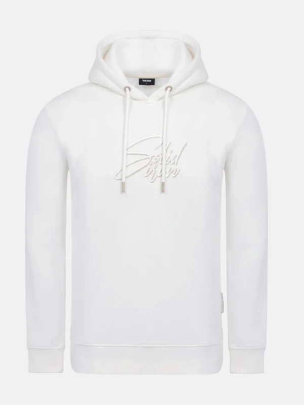 WAM DENIM Sweaters & Vesten*Zyon White Hoodie Sweater